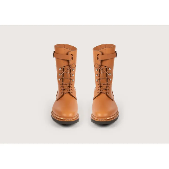 Heschung Les Intemporels|Bottines Et Bottes|Botte Sergent PurecalfcolorisGold,semelleRavel