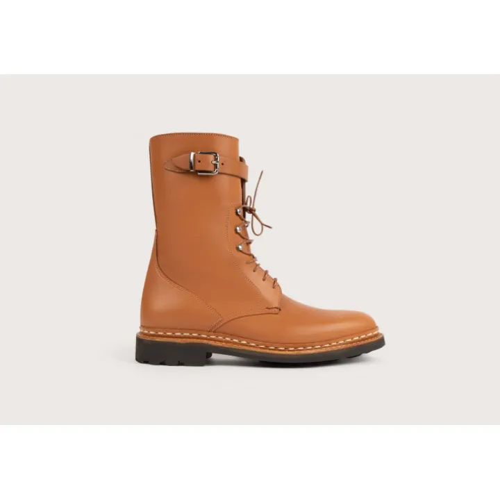 Heschung Les Intemporels|Bottines Et Bottes|Botte Sergent PurecalfcolorisGold,semelleRavel