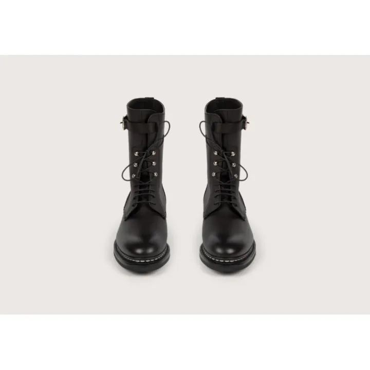 Heschung Les Intemporels|Bottines Et Bottes|Botte Sergent AnilcalfcolorisNoir,semelleRavel