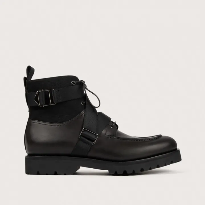 Heschung Bottines|Bottine Buis-S Anilcalf/ToilecolorisNoir,semelleG-Light