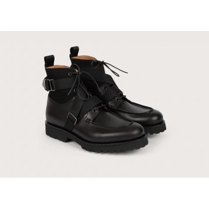 Heschung Bottines|Bottine Buis-S Anilcalf/ToilecolorisNoir,semelleG-Light