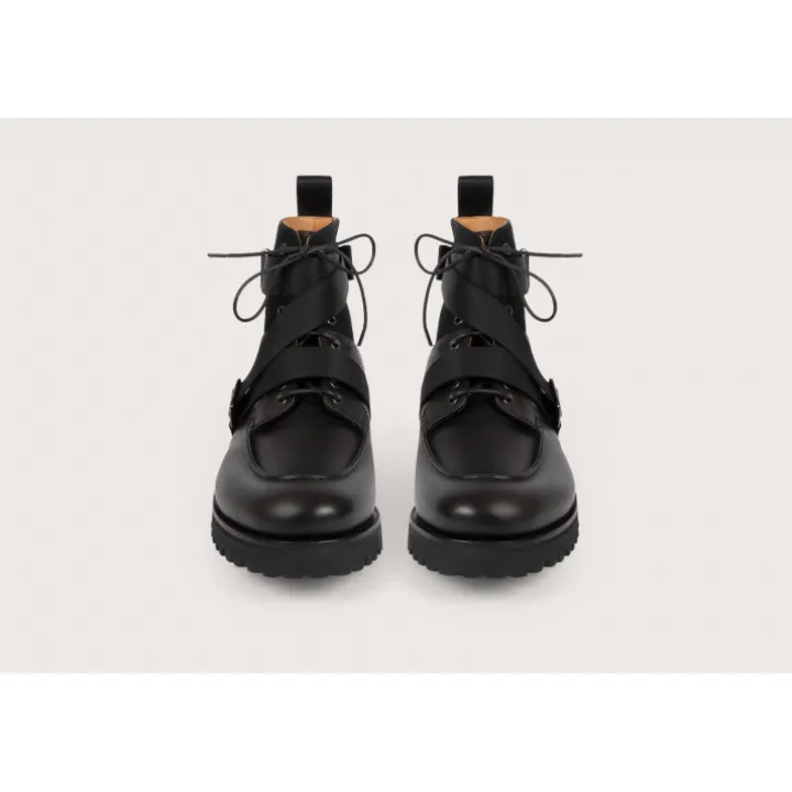 Heschung Bottines|Bottine Buis-S Anilcalf/ToilecolorisNoir,semelleG-Light