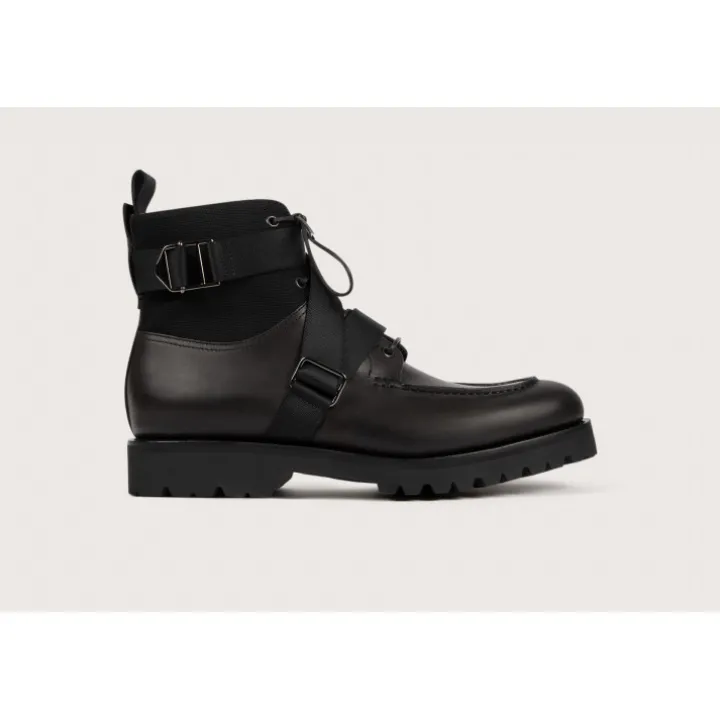 Heschung Bottines|Bottine Buis-S Anilcalf/ToilecolorisNoir,semelleG-Light