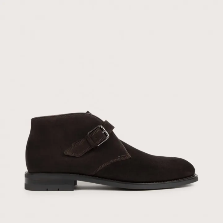 Heschung Bottines|Bottine Chêne HydrovelourscolorisMoro,semelleOnyx