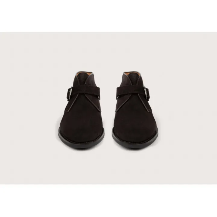 Heschung Bottines|Bottine Chêne HydrovelourscolorisMoro,semelleOnyx