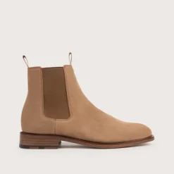 Heschung Les Intemporels|Bottines|Bottine Frêne HydrovelourscolorisTerre,semelleCuir