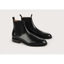 Heschung Les Intemporels|Bottines|Bottine Frêne BoxcolorisNoir,semelleCuir