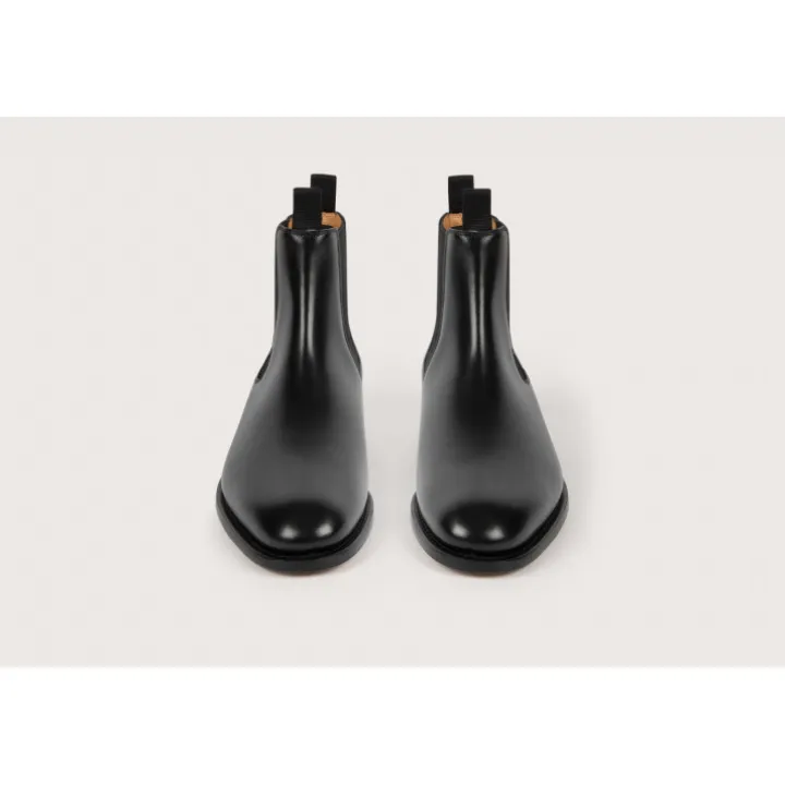 Heschung Les Intemporels|Bottines|Bottine Frêne BoxcolorisNoir,semelleCuir