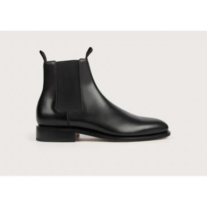 Heschung Les Intemporels|Bottines|Bottine Frêne BoxcolorisNoir,semelleCuir