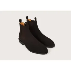 Heschung Les Intemporels|Bottines|Bottine Frêne HydrovelourscolorisMoro,semelleOnyx