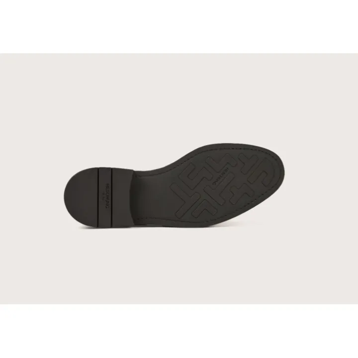Heschung Les Intemporels|Bottines|Bottine Frêne HydrovelourscolorisMoro,semelleOnyx