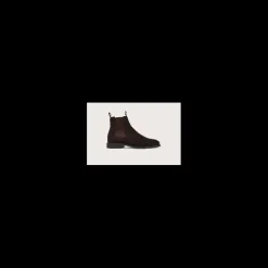 Heschung Les Intemporels|Bottines|Bottine Frêne HydrovelourscolorisMoro,semelleOnyx