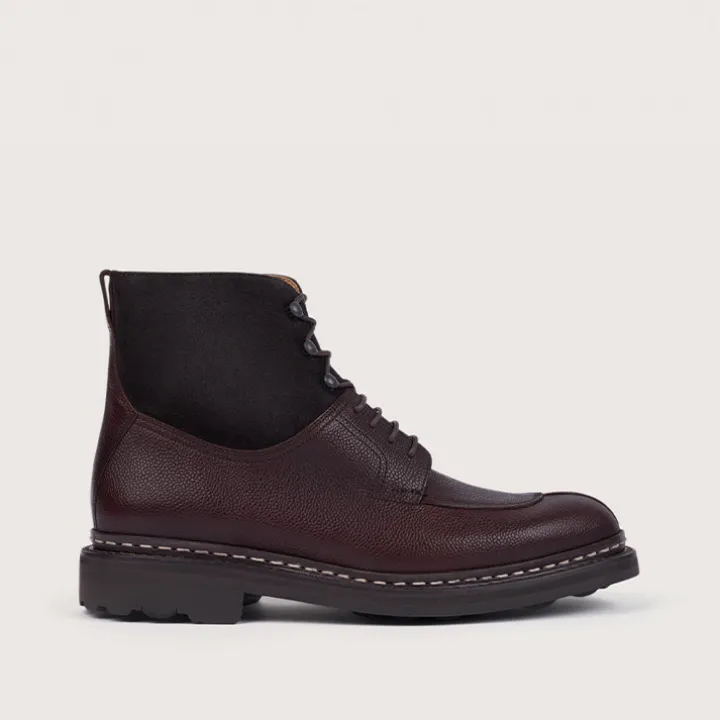 Heschung Les Intemporels|Bottines|Bottine Ginkgo Beluga/HydrovelourscolorisMoro,semelleRavel