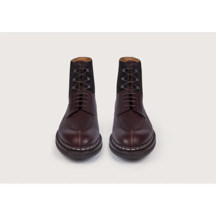 Heschung Les Intemporels|Bottines|Bottine Ginkgo Beluga/HydrovelourscolorisMoro,semelleRavel