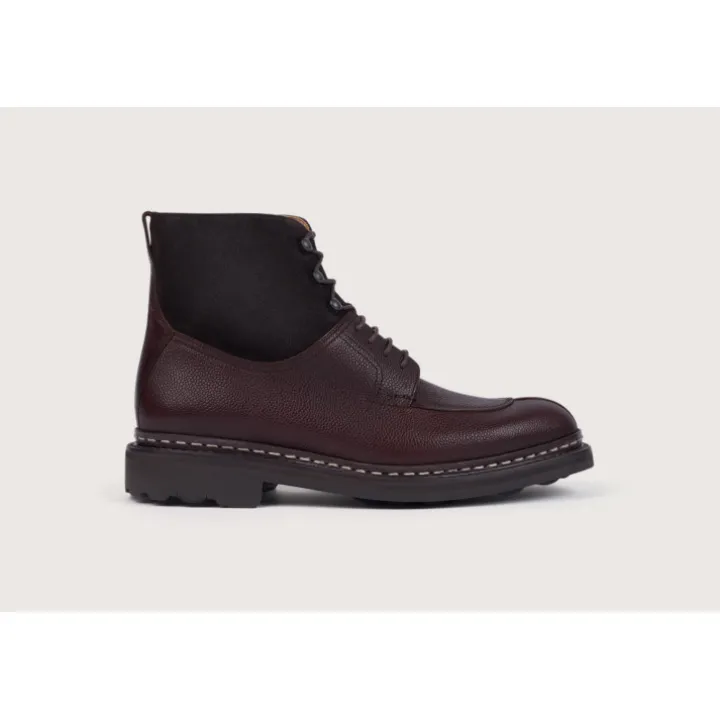 Heschung Les Intemporels|Bottines|Bottine Ginkgo Beluga/HydrovelourscolorisMoro,semelleRavel