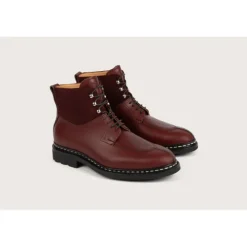 Heschung Les Intemporels|Bottines Et Bottes|Bottine Ginkgo Suportlo/HydrovelourscolorisMerlot,semelleRavel