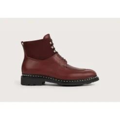 Heschung Les Intemporels|Bottines Et Bottes|Bottine Ginkgo Suportlo/HydrovelourscolorisMerlot,semelleRavel