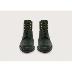 Heschung Les Intemporels|Bottines Et Bottes|Bottine Ginkgo Suportlo/HydrovelourscolorisSapin,semelleRavel