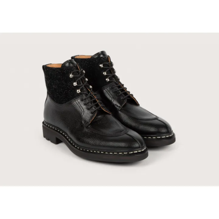 Heschung Les Intemporels|Bottines Et Bottes|Bottine Ginkgo Kotor/CrazycolorisNoir,semelleRavel
