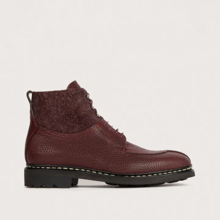 Heschung Les Intemporels|Bottines Et Bottes|Bottine Ginkgo Bufalo/CrazycolorisChianti,semelleRavel