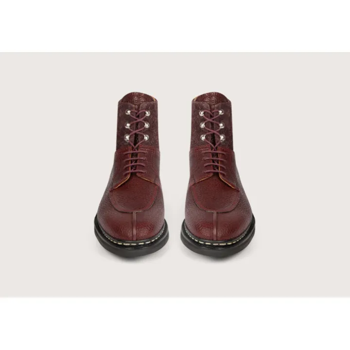 Heschung Les Intemporels|Bottines Et Bottes|Bottine Ginkgo Bufalo/CrazycolorisChianti,semelleRavel