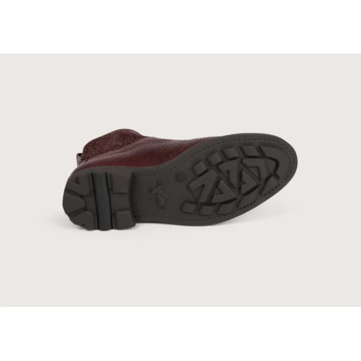 Heschung Les Intemporels|Bottines Et Bottes|Bottine Ginkgo Bufalo/CrazycolorisChianti,semelleRavel