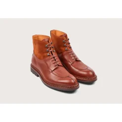 Heschung Les Intemporels|Bottines|Bottine Ginkgo Ontario/HydrovelourscolorisGold/Havanne,semelleRavel
