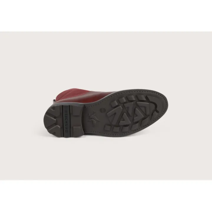 Heschung Les Intemporels|Bottines|Bottine Ginkgo Suportlo/ToilecolorisMerlot,semelleRavel