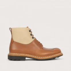 Heschung Les Intemporels|Bottines|Bottine Ginkgo Suportlo/ToilecolorisNaturel,semelleRavel