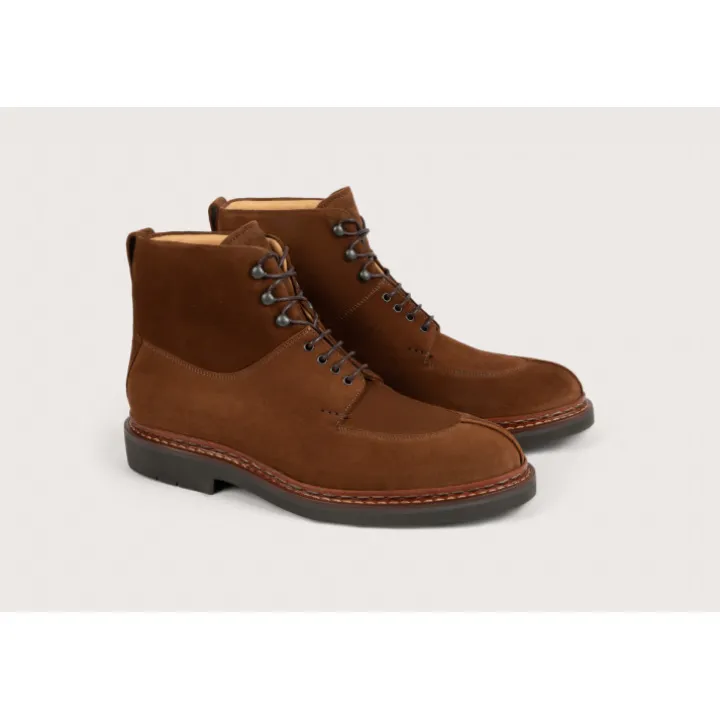 Heschung Bottines|Bottine Grenadier HydrovelourscolorisCigare,semelleHu00e9vu00e9a