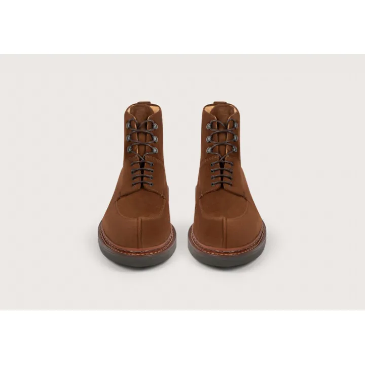 Heschung Bottines|Bottine Grenadier HydrovelourscolorisCigare,semelleHu00e9vu00e9a