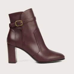 Heschung Les Intemporels|Bottines Et Bottes|Bottine Hera KidcalfcolorisAubergine,semelleCuir