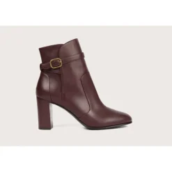 Heschung Les Intemporels|Bottines Et Bottes|Bottine Hera KidcalfcolorisAubergine,semelleCuir