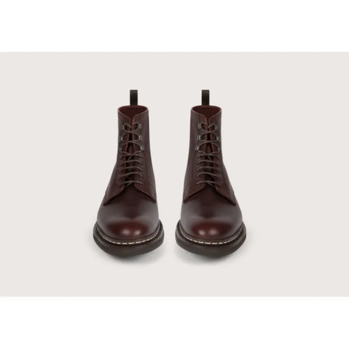 Heschung Les Intemporels|Bottines|Bottine Hêtre Beluga/MoutoncolorisMoro,semelleRavel