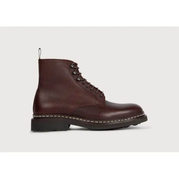 Heschung Les Intemporels|Bottines|Bottine Hêtre Beluga/MoutoncolorisMoro,semelleRavel