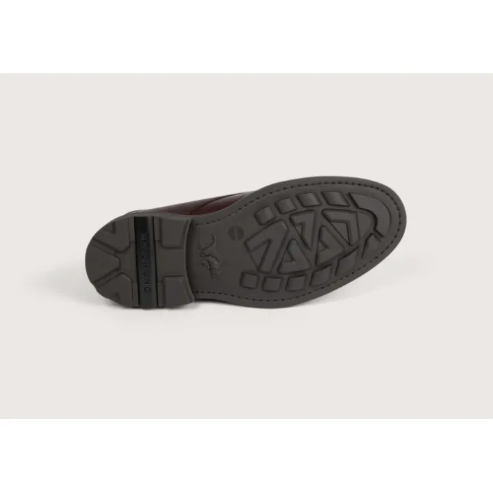 Heschung Les Intemporels|Bottines|Bottine Hêtre Beluga/MoutoncolorisMoro,semelleRavel