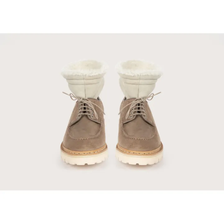 Heschung Bottines Et Bottes|Bottine Iberis Hydrovelours/MoutoncolorisCoconut,semelleG-Light