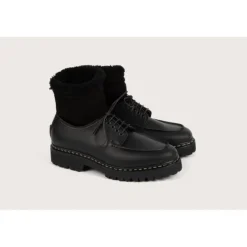 Heschung Bottines Et Bottes|Bottine Iberis Suportlo/MoutoncolorisNoir,semelleG-Light