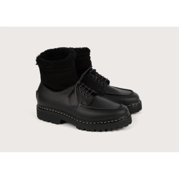 Heschung Bottines Et Bottes|Bottine Iberis Suportlo/MoutoncolorisNoir,semelleG-Light