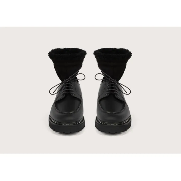 Heschung Bottines Et Bottes|Bottine Iberis Suportlo/MoutoncolorisNoir,semelleG-Light