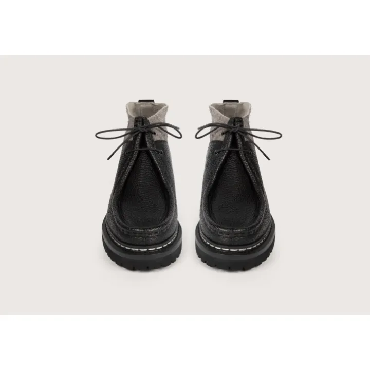 Heschung Bottines Et Bottes|Bottine Lierre Bufalo/VeloursFeutrecolorisNoir,semelleRoccia