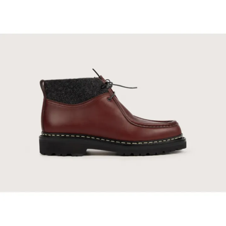 Heschung Bottines|Bottine Lierre Suportlo/TweedcolorisMerlot,semelleVibram