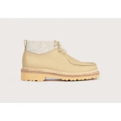 Heschung Bottines Et Bottes|Bottine Lierre Capra/TweedcolorisCreme/Argile,semelleRoccia