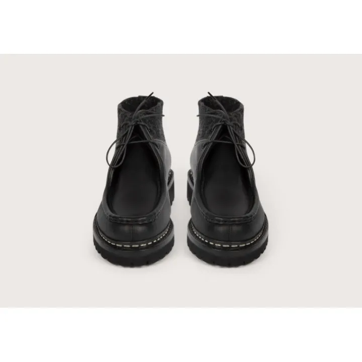 Heschung Bottines Et Bottes|Bottine Lierre Suportlo/TweedcolorisNoir,semelleVibram
