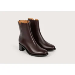 Heschung Bottines Et Bottes|Bottine Madeline KidcalfcolorisAubergine,semelleCuir