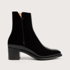 Heschung Bottines Et Bottes|Bottine Madeline VerniscolorisNoir,semelleCuir