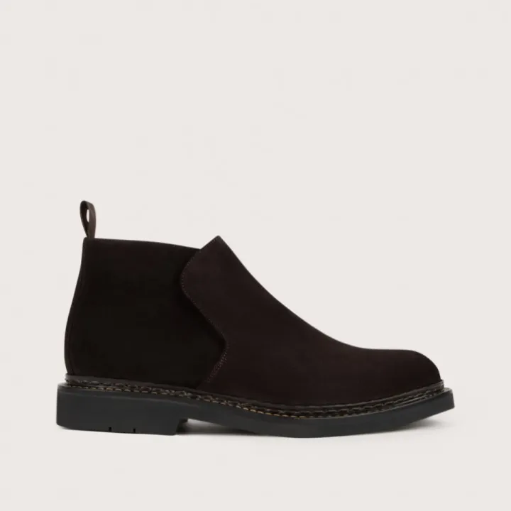 Heschung Bottines|Bottine Peuplier HydrovelourscolorisMoro,semelleHu00e9vu00e9a
