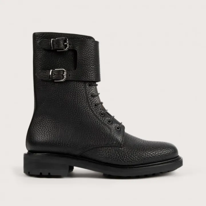 Heschung Les Intemporels|Bottines Et Bottes|Bottine Rangers BufalocolorisNoir,semelleCommando