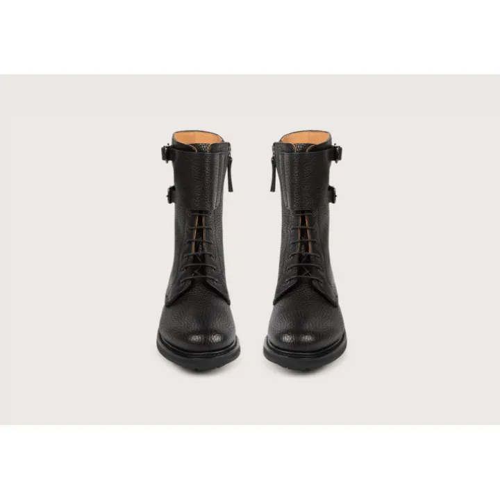 Heschung Les Intemporels|Bottines Et Bottes|Bottine Rangers BufalocolorisNoir,semelleCommando