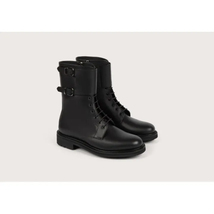 Heschung Les Intemporels|Bottines Et Bottes|Bottine Rangers PurecalfcolorisNoir,semelleCommando